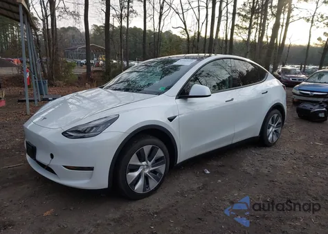 2020 Tesla Model Y Long Range Dual Motor All-Wheel Drive из США, поврежденный, VIN 5YJYGDEEXLF024922